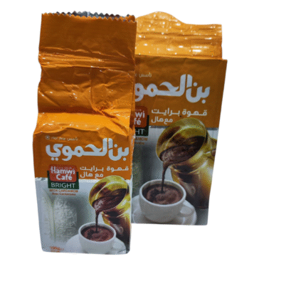 قهوة برايت مع هيل الحموي